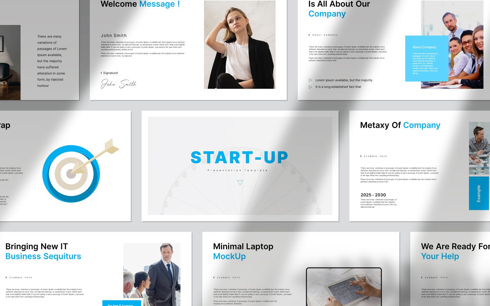 Kit Graphique #337010 Startup Presentation Divers Modles Web - Logo template Preview