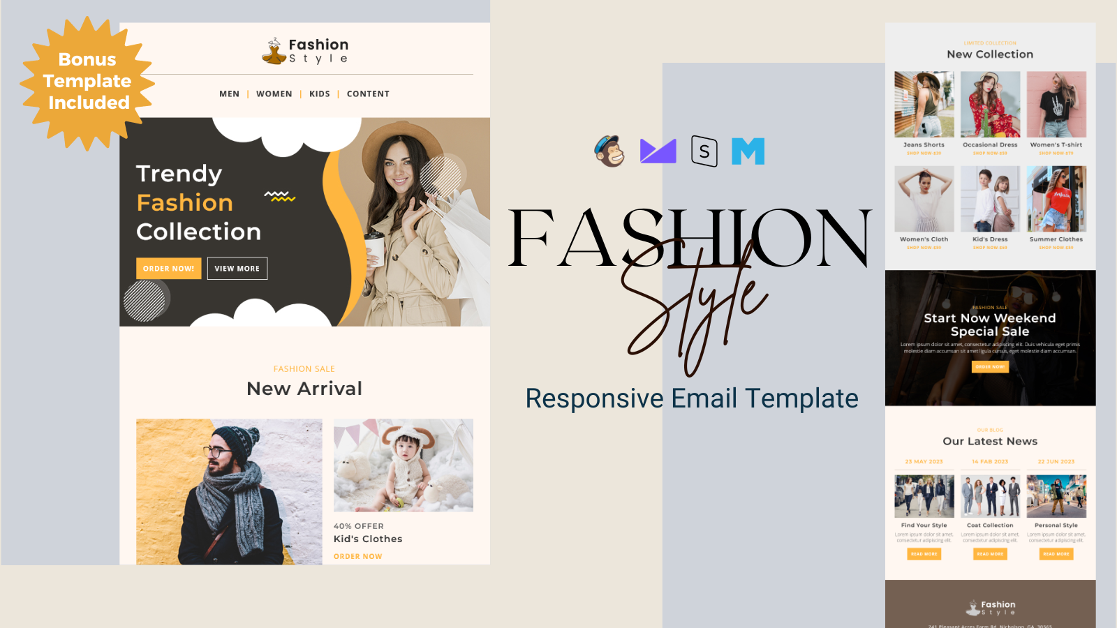 Template #337082 Clothes Email Webdesign Template - Logo template Preview