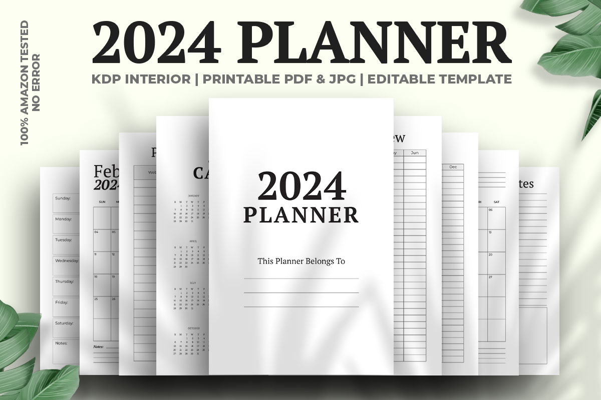 Kit Graphique #337094 2024 Planificateur Divers Modles Web - Logo template Preview