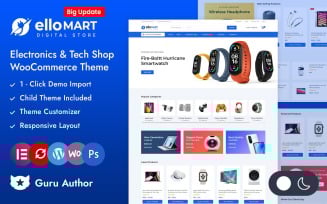 Ellomart - Electronics and Digital Store Elementor WooCommerce Responsive Theme