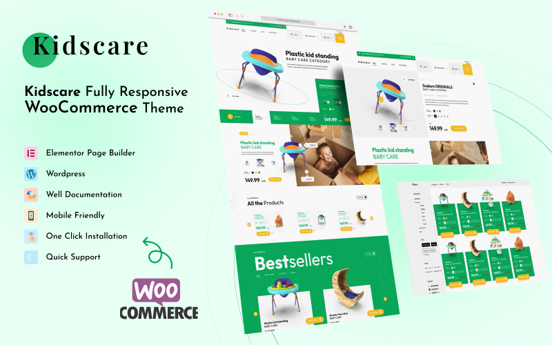 Kidscare - Child-focused WordPress Theme WooCommerce Theme