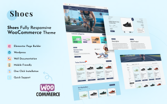 Shoes - Shoe Store Elementor WordPress Theme
