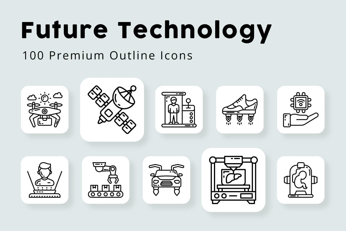 Kit Graphique #337160 Future Technology Divers Modles Web - Logo template Preview