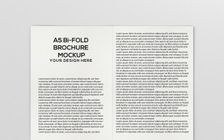 Brochure - A5 Bi-Fold Brochure Mockup 11
