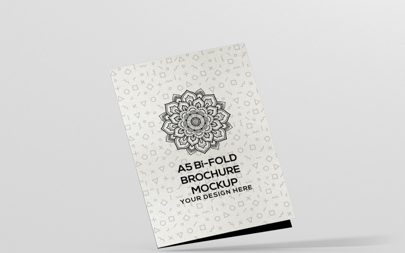 Brochure - A5 Bi-Fold Brochure Mockup 3 Product Mockup
