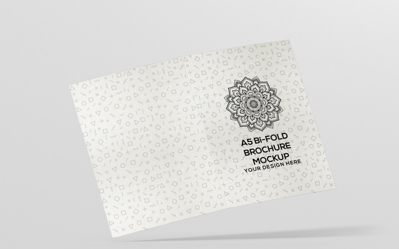 Brochure - A5 Bi-Fold Brochure Mockup 6 Product Mockup
