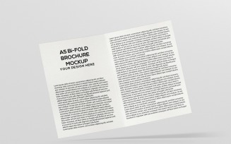 Brochure - A5 Bi-Fold Brochure Mockup 9