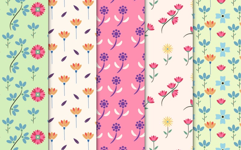 Creative flower background and pattern Pattern