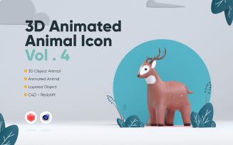 3D Animated Animals Vol. 4
