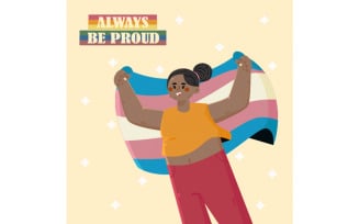 Pride Month Illustration (flat design)