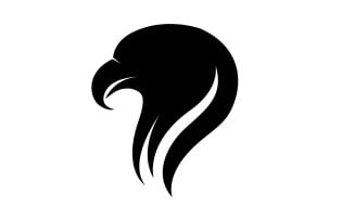 Eagle head Logo Vector icon Template vector v14