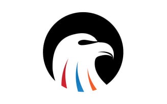Eagle head Logo Vector icon Template vector v17