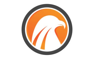 Eagle head Logo Vector icon Template vector v20