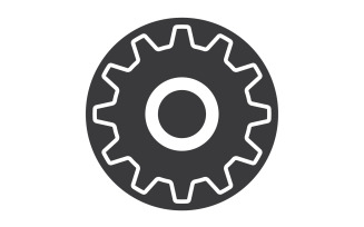 Gear icon Logo Template vector v17