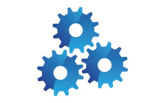 Gear icon Logo Template vector v3