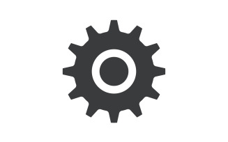 Gear icon Logo Template vector v8