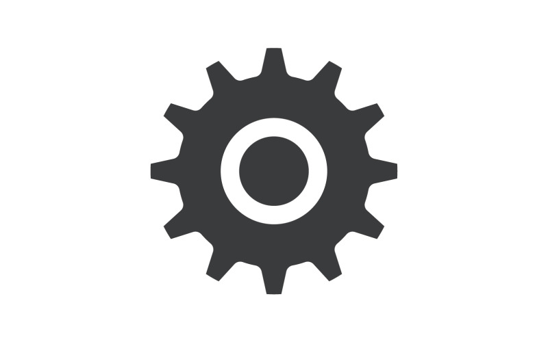 Gear icon Logo Template vector v8