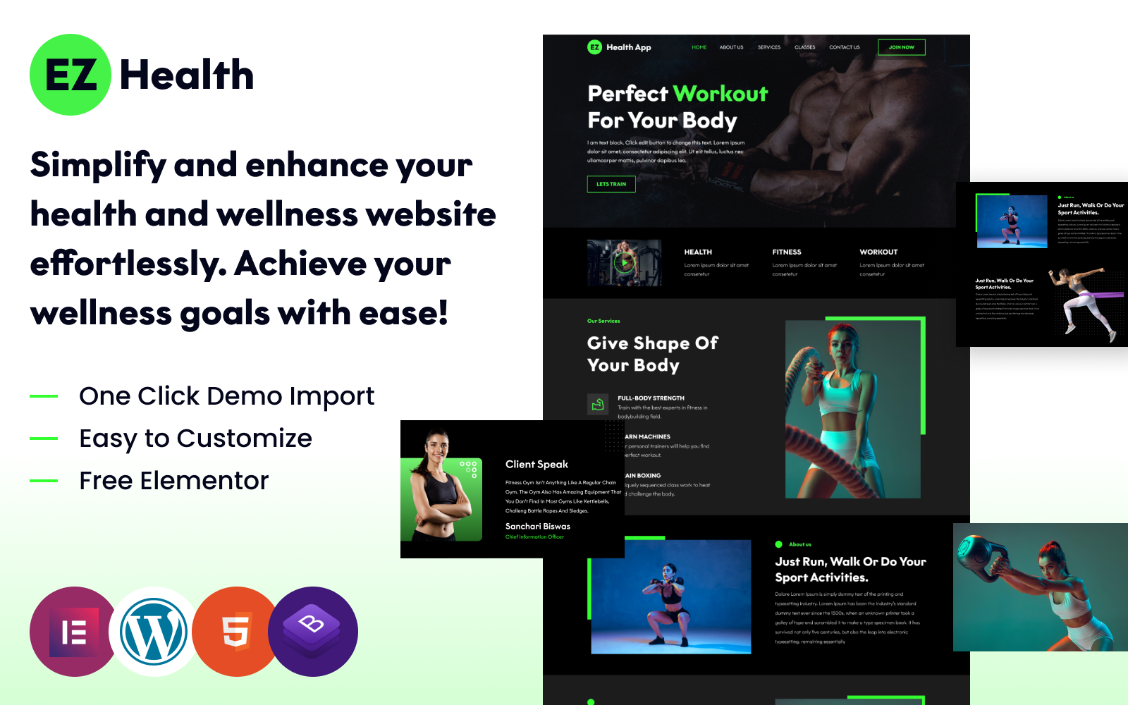 EZ Health WordPress Themes 337340