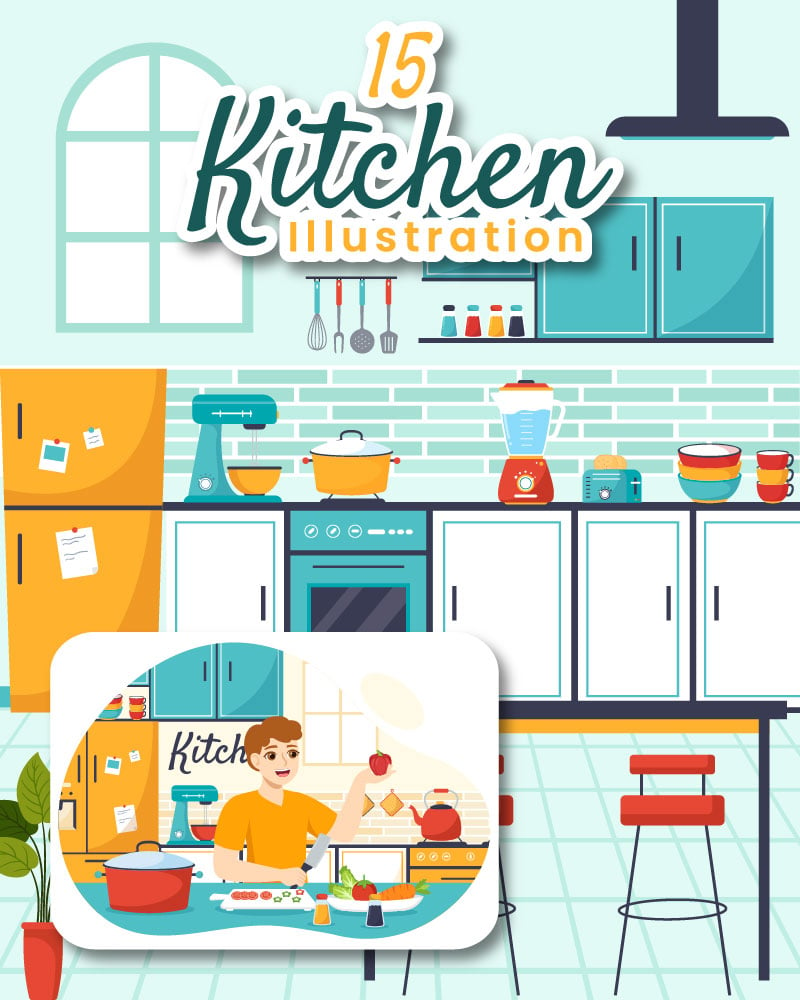 Kit Graphique #337396 Cuisine Interieur Web Design - Logo template Preview