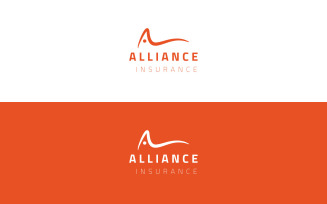 Alliance Insurance Logo Design Template