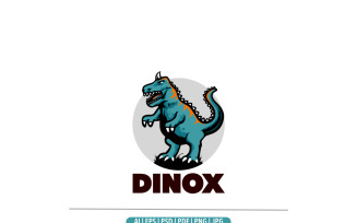 Tyrannosaurus rex mascot design template