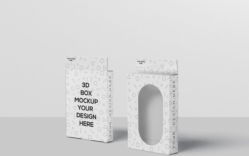 Box Packaging - Window Box Packaging Mockup Product Mockup