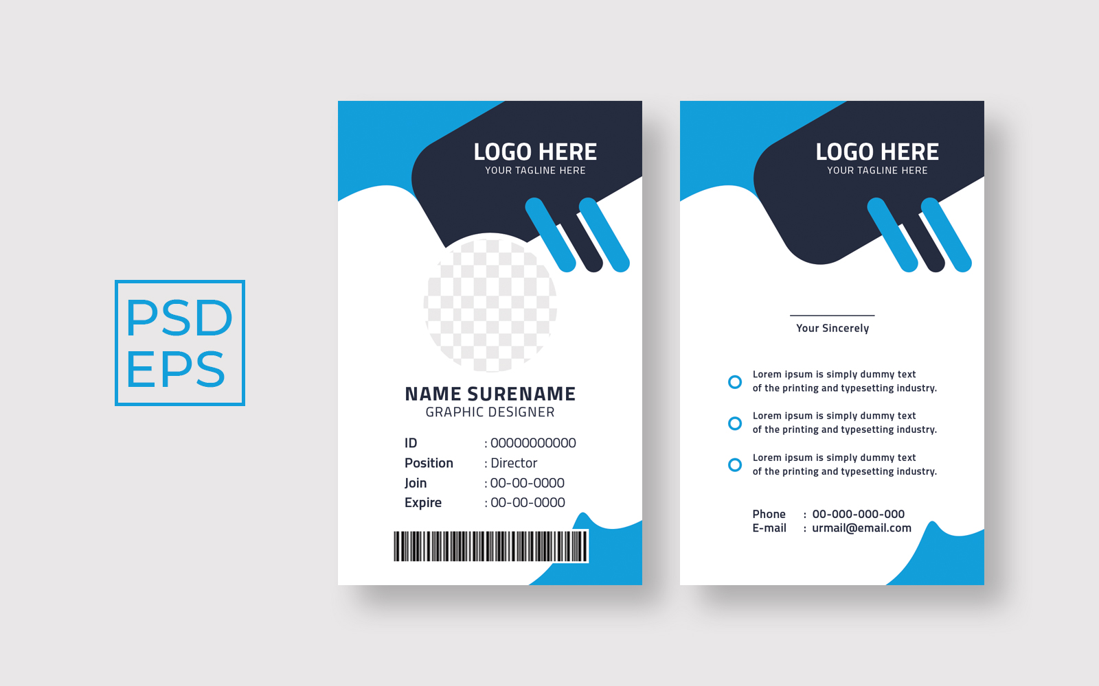 Template #337509 Id Badge Webdesign Template - Logo template Preview