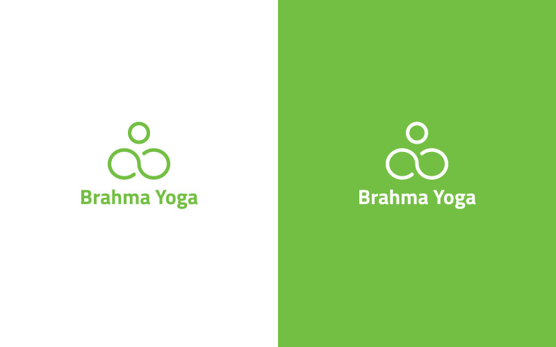 Brahma Yoga Logo Template