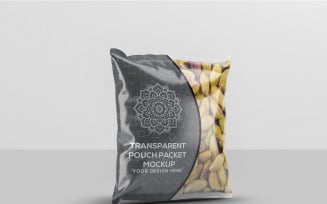 Pouch - Transparent Pouch Packet Mockup 2