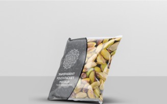 Pouch - Transparent Pouch Packet Mockup 6