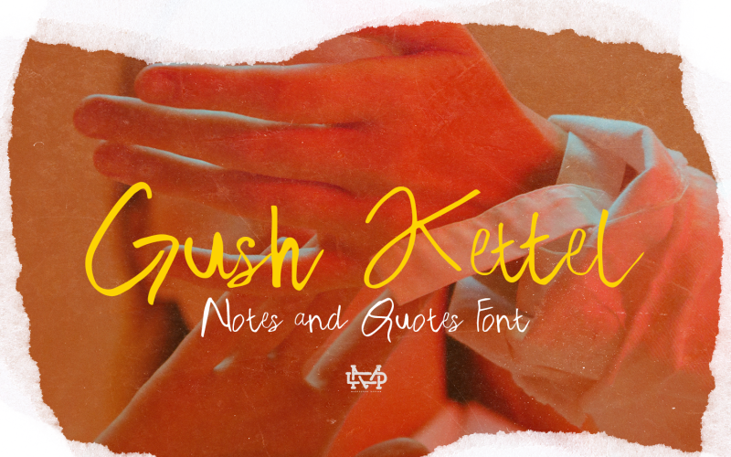 Gush Kettel - Realistic Notes Font