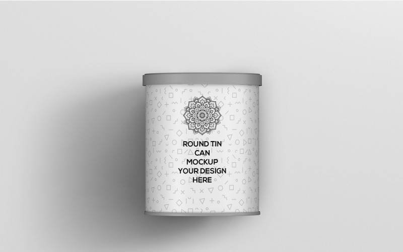 Tin Can - Round Tin Can Mockup 3 Product Mockup