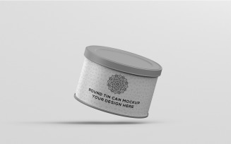 Tin Can - Small Round Tin Can Mockup 5