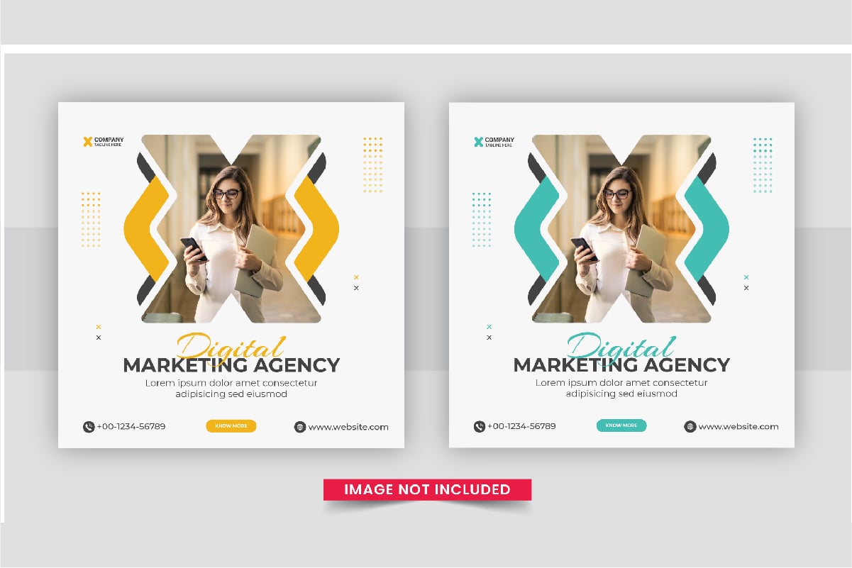 Template #337756 Agency Banner Webdesign Template - Logo template Preview