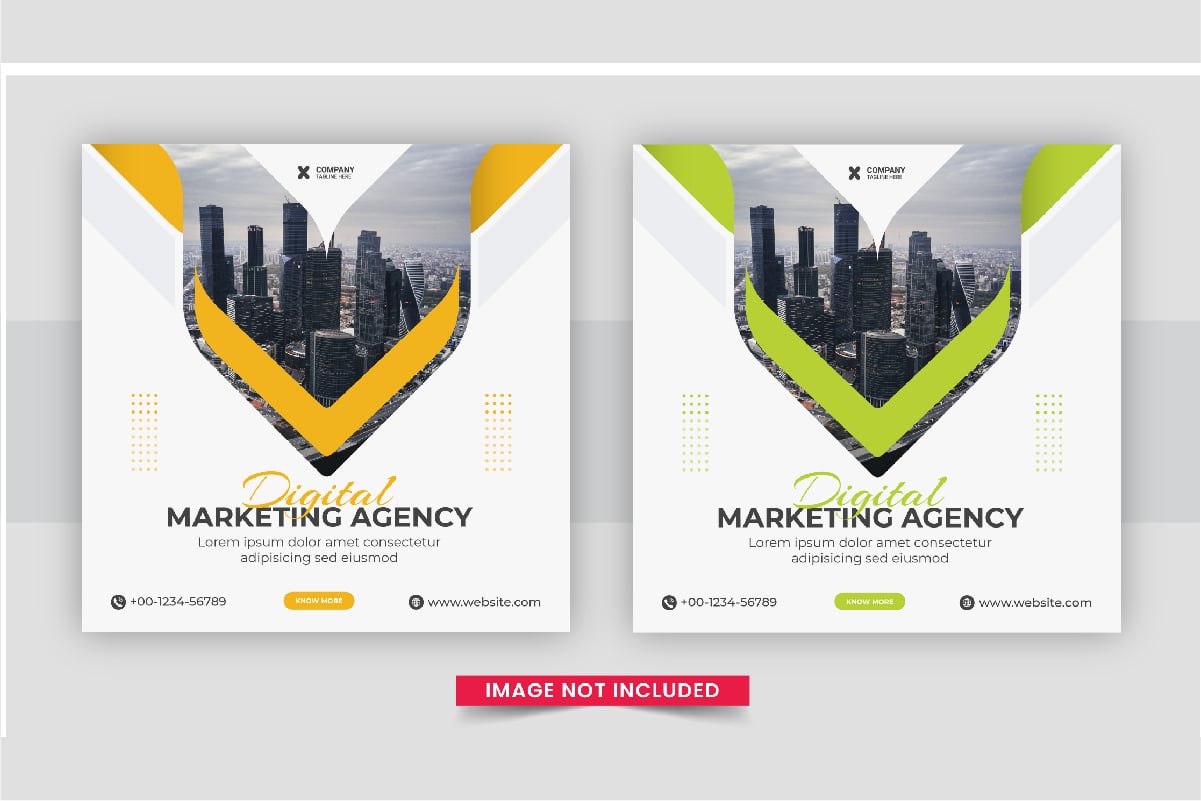 Template #337757 Agency Banner Webdesign Template - Logo template Preview