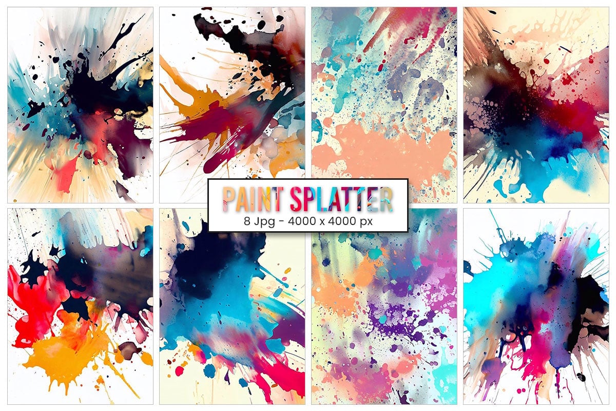 Kit Graphique #337777 Paint Splash Divers Modles Web - Logo template Preview