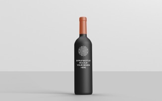 Wine Bottle - Wine Bottle Mockup