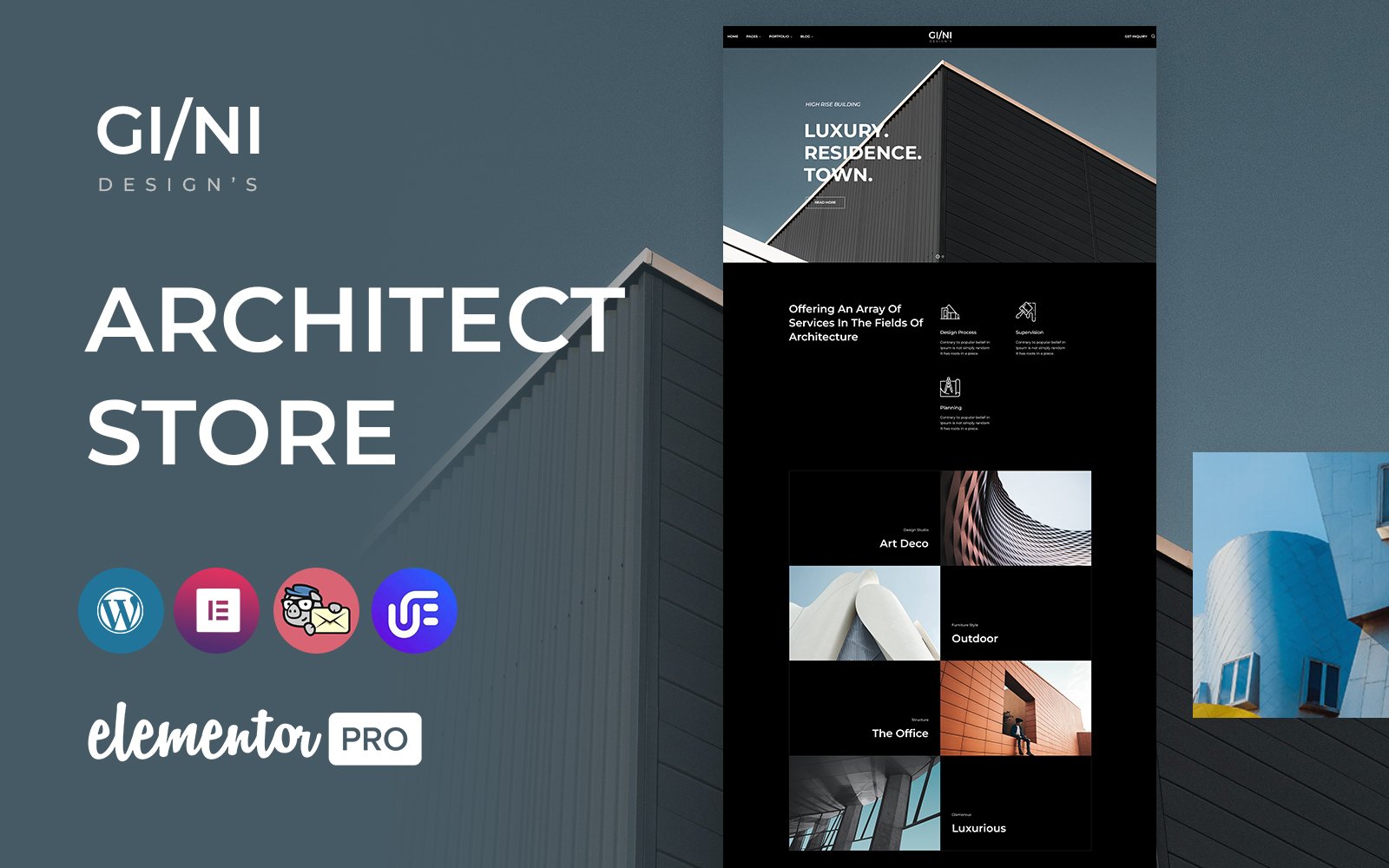 Kit Graphique #337887 Architecture Construction Web Design - Logo template Preview