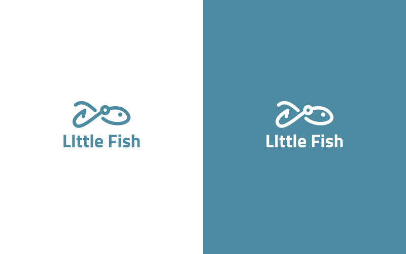 Little Fish Logo Design Template Logo Template