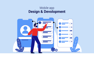 Mobile App Development FREE Vector Illustration Concept