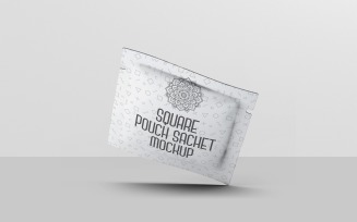 Sachet - Square Pouch Sachet Mockup 5