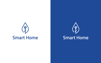 Smart Home Logo Design Template