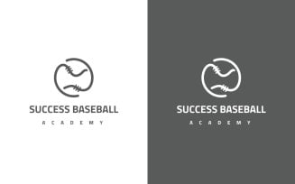 Success Baseball Academy Logo Template