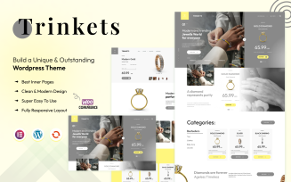 Trinkets - Stylish Jewelry & Imitation Store - WordPress Theme