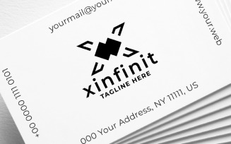 Xinfinit Letter X Pro Logo Template