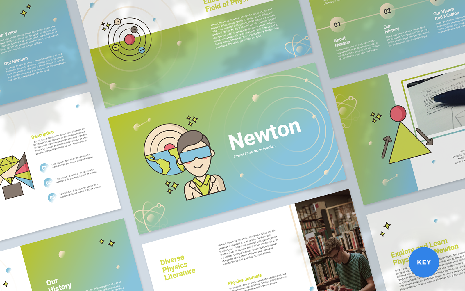 Newton - Physics Presentation Keynote Template