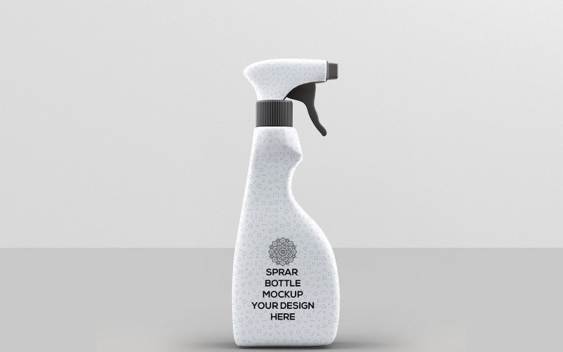 Spray Bottle - Cleaning Spray Bottle Mockup Product Mockup