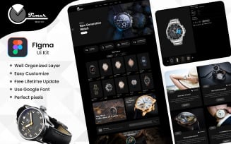 Timerwatch - Watch Store Figma UI Kit