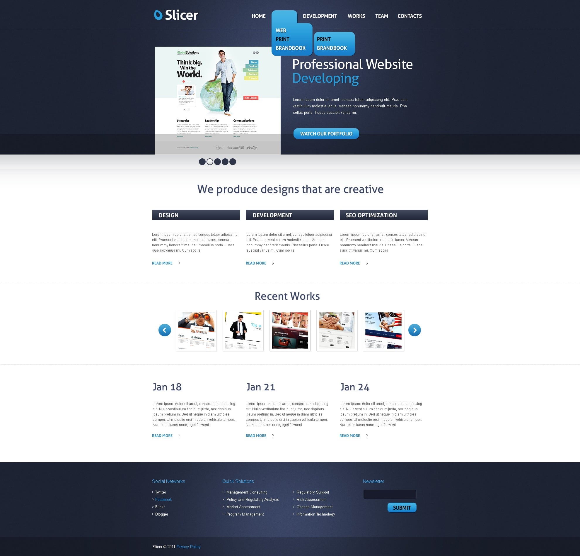  Development Joomla Template 33822