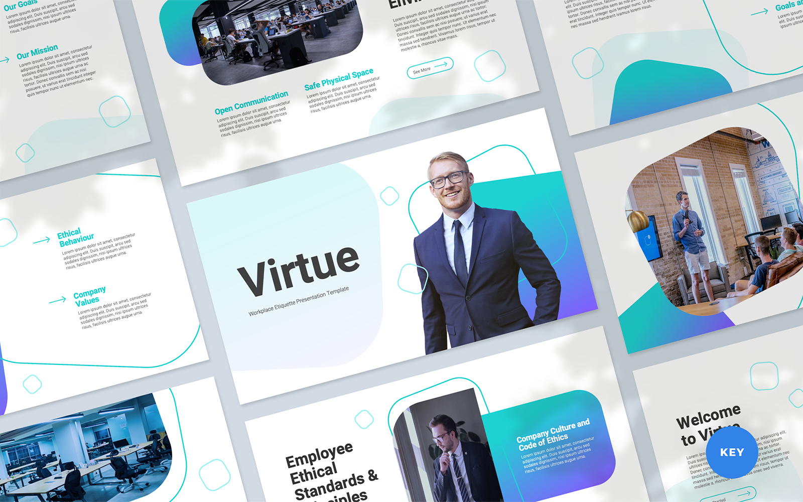 Template #338018 Workplace Etiquette Webdesign Template - Logo template Preview